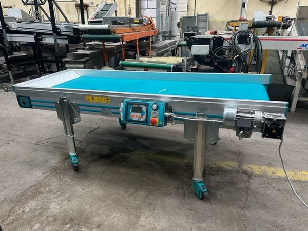 Taśmociąg prosty na profilu aluminiowym - M.B. Conveyors / Jak nowy