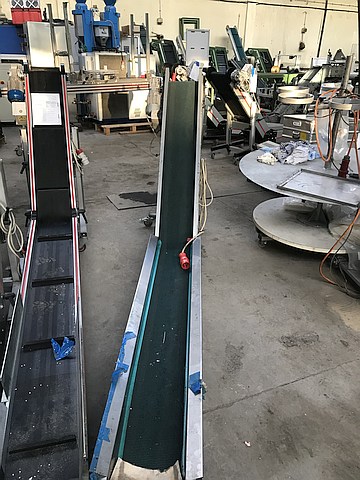 Taśmociąg łamany na profilu aluminiowym - M.B. Conveyors